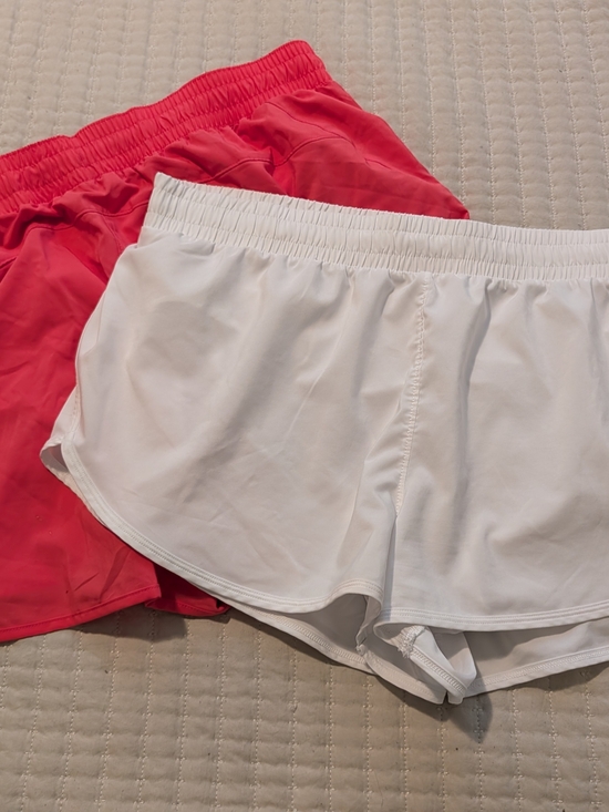 all in motion Pants - all in motion White and Pink Athletic Shorts Duo